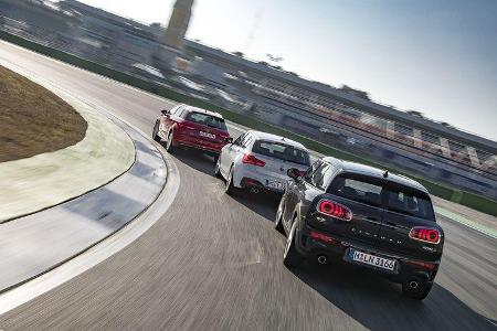 BMW 120d, Audi A3 2.0 TDI, Mini Clubman Cooper SD