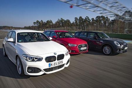 BMW 120d, Audi A3 2.0 TDI, Mini Clubman Cooper SD
