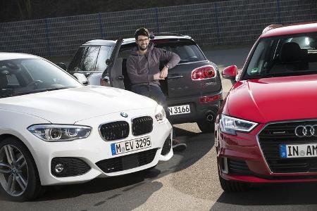 BMW 120d, Audi A3 2.0 TDI, Mini Clubman Cooper SD, Roman Domes