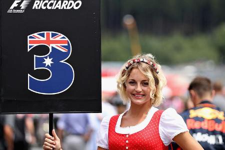 Formel 1 - Grid Girls - GP Österreich 2017