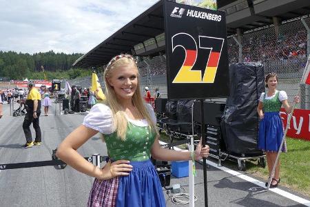 Formel 1 - Grid Girls - GP Österreich 2017