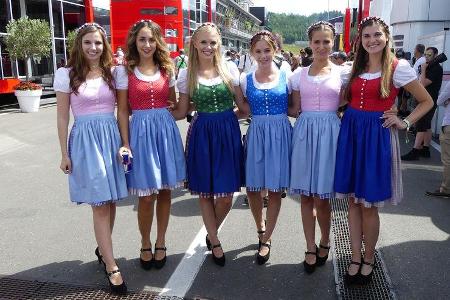 Formel 1 - Grid Girls - GP Österreich 2017