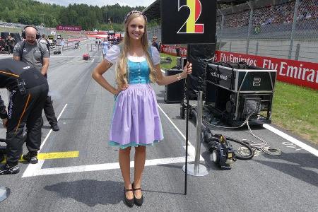 Formel 1 - Grid Girls - GP Österreich 2017
