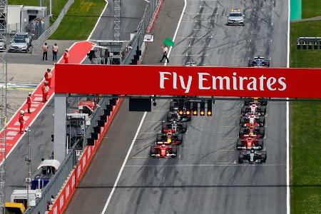 Start - GP Österreich 2017 - Spielberg - Rennen