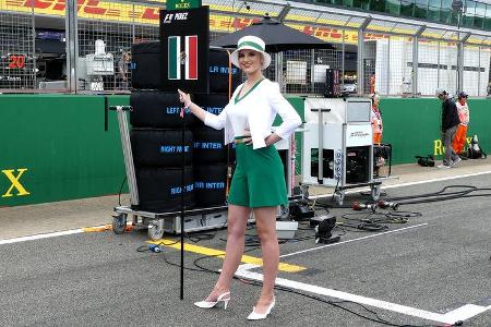 Formel 1 - Grid Girls - GP England 2017