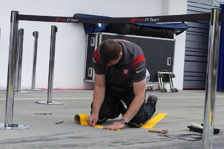 HaasF1 - GP Ungarn 2017 - Budapest - Formel 1 - Mittwoch - 26.7.2017