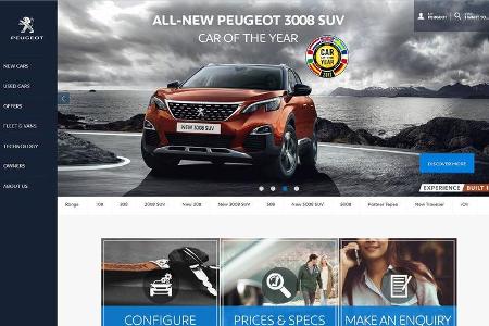 Peugeot Autokauf Online Großbritannien