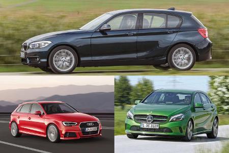 Klassenvergleich Audi BMW Mercedes 2016/17
