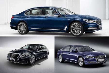 Klassenvergleich Audi BMW Mercedes 2016/17
