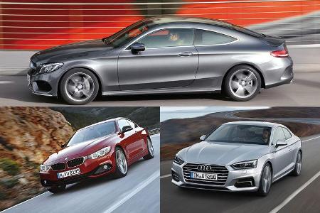 Klassenvergleich Audi BMW Mercedes 2016/17