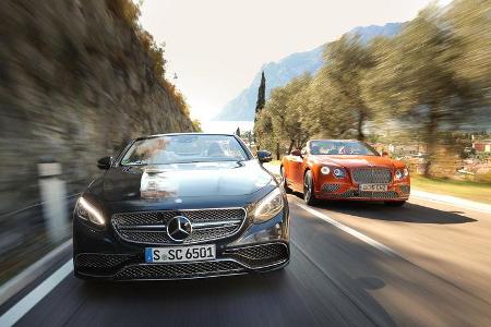 Bentley Continental GT Speed Cabrio, Mercedes-AMG S 65 Cabrio