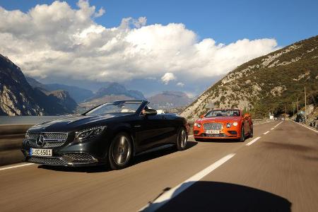 Bentley Continental GT Speed Cabrio, Mercedes-AMG S 65 Cabrio