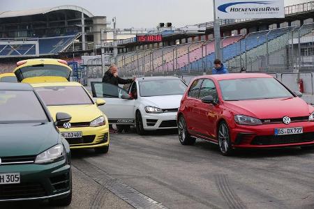 VW Golf, Versionsvergleich, Performance