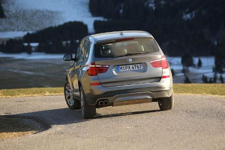 BMW X3 xDrive 28i, Heckansicht
