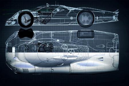 Porsche 908-04 Concept - Le Mans Studie