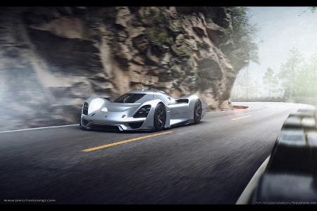 Porsche 908-04 Concept - Le Mans Studie