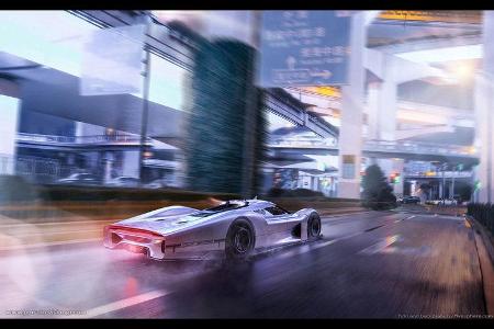Porsche 908-04 Concept - Le Mans Studie