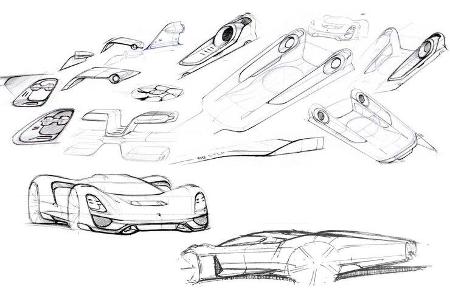 Porsche 908-04 Concept - Le Mans Studie