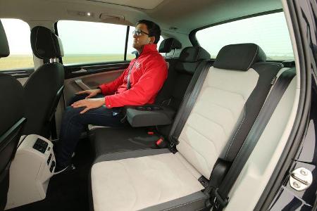 VW Tiguan 2.0 TDI 4Motion, Fondsitze