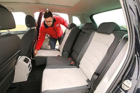 VW Tiguan 2.0 TDI 4Motion, Fondsitze, Umklappen