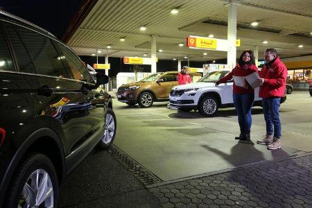 Kia Sorento 2.2 CRDi 4WD, Skoda Kodiaq 2.0 TDI 4x4, VW Tiguan 2.0 TDI 4Motion