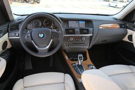 BMW X3, Cockpit, Innenraum