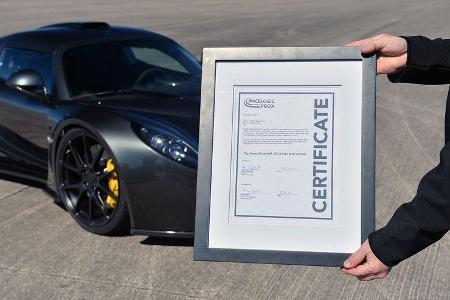 03/2014 Hennessey Venom GT Rekordfahrt