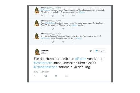 Reaktionen auf die Rente von Martin Winterkorn im Internet