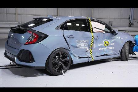 EuroNCAP Crashtest Honda Civic