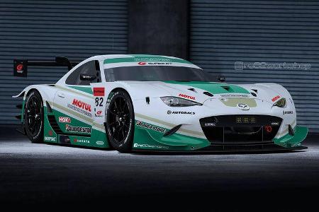 Mazda MX-5 - Rennversion - Photoshop