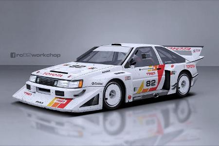 Toyota Corolla AE86 TRD - Rennversion - Photoshop