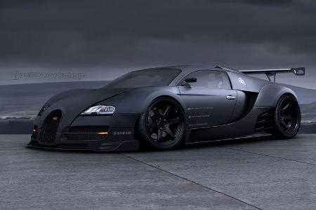 Bugatti Veyron - Rennversion - Photoshop