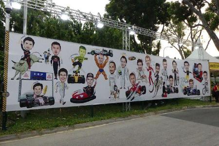 Impressionen - GP Singapur - Formel 1 - Mittwoch - 13.09.2017