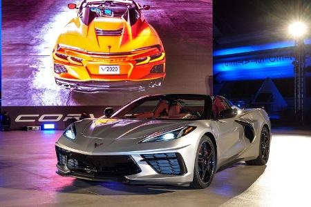 SPERRFRIST 03.10.19 / 02:00 Uhr Chevrolet Corvette C8 Cabrio