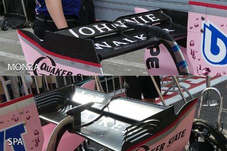 Force India - F1-Technik - Upgrades - GP Belgien / GP Italien 2017