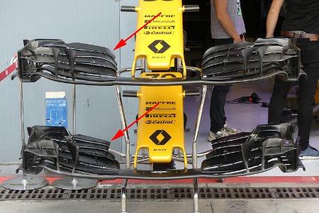Renault - F1-Technik - Upgrades - GP Belgien / GP Italien 2017