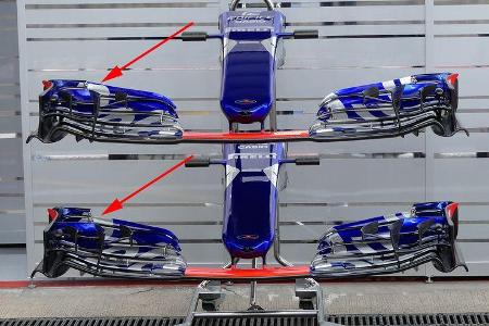 Toro Rosso - F1-Technik - Upgrades - GP Belgien / GP Italien 2017