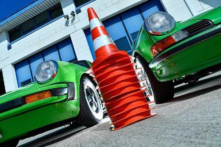 Porsche 911 Carrera RS gegen Memminger 912 Motor Klassik September 2017