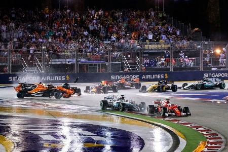 Fernando Alonso - McLaren-Honda - GP Singapur 2017 - Rennen