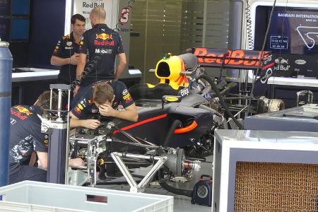 Red Bull - Formel 1 - GP Bahrain -Sakhir - Donnerstag - 13.4.2017