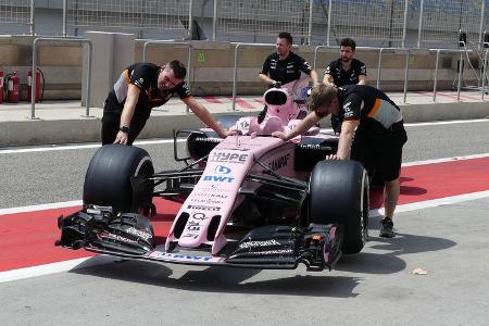 Force India - Formel 1 - GP Bahrain - Sakhir - Donnerstag - 13.4.2017