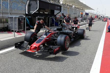 HaasF1 - Formel 1 - GP Bahrain - Sakhir - Donnerstag - 13.4.2017