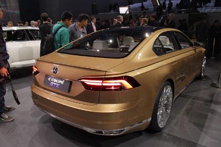 VW C Coupé GTE, Shanghai, Auto China, Sitzprobe