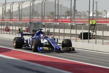 Pascal Wehrlein - Sauber - Formel 1 - Testfahrten - Bahrain - Mittwoch - 19.4.2017