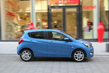 Opel Karl 1.0, Seitenansicht