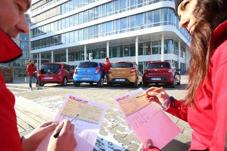 Ford Ka+ 1.2, Hyundai i10 1.2, Opel Karl 1.0, VW Up 1.0 TSI