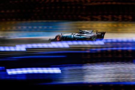 Lewis Hamilton - Mercedes - GP Bahrain 2017 - Qualifying