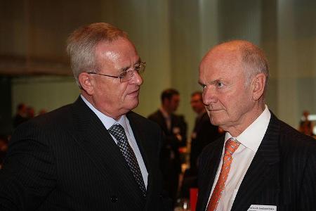 Prof. Dr. Martin Winterkorn (li.), Vorstandsvorsitzender VW, Prof. Dr. Ferdinand Piech, Aufsichtsratsvorsitzender VW