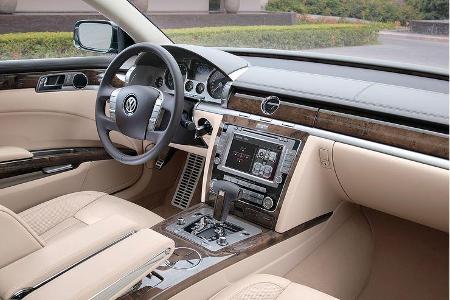 VW Phaeton, Modell 2010, Cockpit, Innenraum