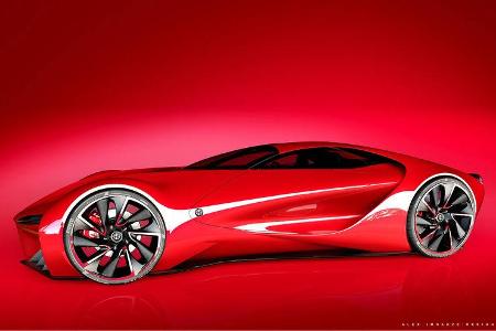 Alfa Romeo 6c DiscoVolante - Sportwagen - Grafikkünstler